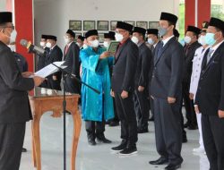 8 Peserta Seleksi Terbuka JPTP Di Lingkup Pemkab Lampung Selatan Dilantik, 6 Orang Promosi ke Eselon II