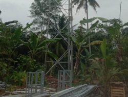 Pembangunan Tower BTS Di Desa  Cipadang  Dusun Cidadi Diduga Belum Miliki Izin