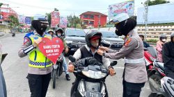 Tingkatkan Budaya Tertib Berlalu Lintas, Patroli Muli Sat Lantas Polresta Bandar Lampung Edukasi Pengguna Jalan