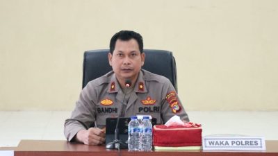 Polres Lampung Timur Melaksanakan Lat Pra Ops Keselamatan Krakatau 2023
