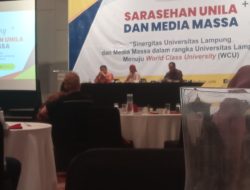 Universitas Lampung Gelar Acara Sarasehan Bersama Media Massa Online Dan Cetak