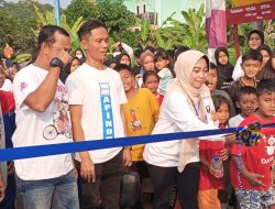 Dalam Rangka Menyambut Hari Jadi Desa Gebang ke 73 Kecamatan Teluk Pandan Gelar Gerak Jalan Sehat.