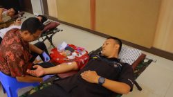 Jelang Hari Jadi Humas Polri Ke- 72, Polda Lampung Gelar Bakti Sosial Donor Darah